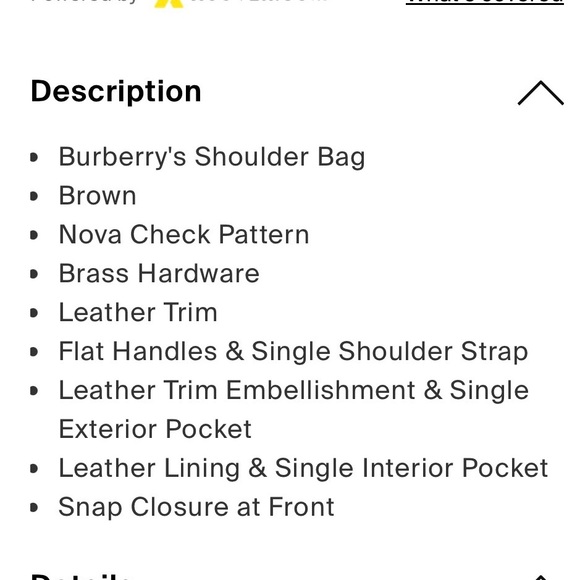 Burberry's
Haymarket Check Shoulder Bag - Picture 7 of 7